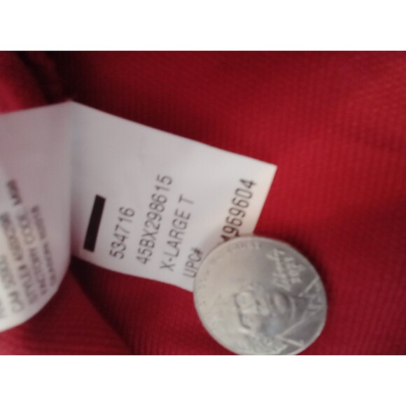 Men's Izod Advantage Stretch‎ Red Short Sleeve Polo Size XLT - Picture 10 of 10